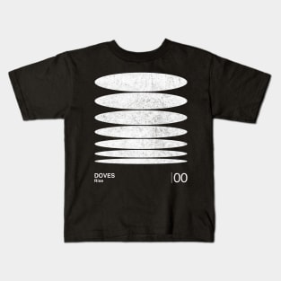 Doves / Minimalist Graphic Design Fan Artwork Kids T-Shirt